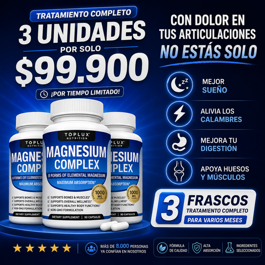 Complejo de Magnesio 8 IN 1  - PAGA 1 Y LLEVA 3